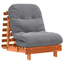 futon med madras 70x206x11 cm massivt fyrretræ gyldenbrun
