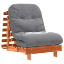 futon med madras 70x206x11 cm massivt fyrretræ gyldenbrun