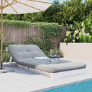 futon med madras 80x206x11 cm massivt fyrretræ
