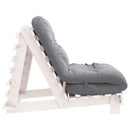 futon med madras 90x206x11 cm massivt fyrretræ