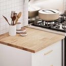 køkkenbordplade 60x63,5x2,7 cm massivt egetræ rektangulær