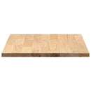 køkkenbordplade 80x63,5x2,7 cm massivt egetræ rektangulær