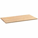 køkkenbordplade 120x63,5x2,7 cm massivt egetræ rektangulær