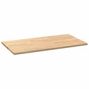 køkkenbordplade 120x63,5x2,7 cm massivt egetræ rektangulær