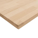 køkkenbordplade 40x63,5x4 cm massivt egetræ rektangulær
