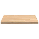 køkkenbordplade 60x63,5x4 cm massivt egetræ rektangulær