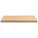 køkkenbordplade 80x63,5x4 cm massivt egetræ rektangulær