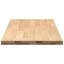 køkkenbordplade 140x63,5x4 cm massivt egetræ rektangulær