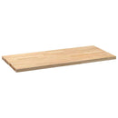 køkkenbordplade 140x63,5x4 cm massivt egetræ rektangulær