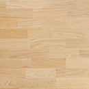 bordplade ubehandlet 100x50x2,5 cm massivt egetræ rektangulær