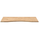 bordplade ubehandlet 120x50x2,5 cm massivt egetræ rektangulær