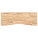 bordplade ubehandlet 140x50x2,5 cm massivt egetræ rektangulær