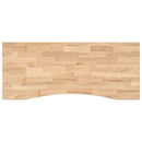 bordplade ubehandlet 120x60x2,5 cm massivt egetræ rektangulær