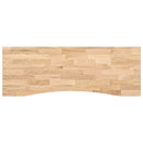 bordplade ubehandlet 140x60x2,5 cm massivt egetræ rektangulær