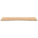 bordplade ubehandlet 140x60x2,5 cm massivt egetræ rektangulær