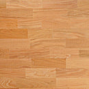 bordplade 120x50x2,5 cm massivt egetræ rektangulær lysebrun