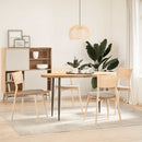 bordplade 140x60x4 cm massivt egetræ oval