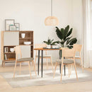 bordplade 100x50x2 cm massivt egetræ oval lysebrun