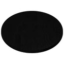 bordplade 140x60x2 cm massivt egetræ oval mørkebrun