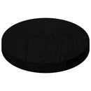 bordplade 80x40x4 cm massivt egetræ oval mørkebrun