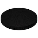 bordplade 100x50x4 cm massivt egetræ oval mørkebrun