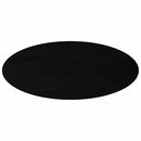 bordplade 140x60x4 cm massivt egetræ oval mørkebrun