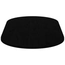 bordplade 120x60x2 cm massivt egetræ oval mørkebrun