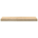 vindueskarme 2 stk ubehandlet 70x20x2 cm massivt egetræ