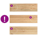 vindueskarme 2 stk ubehandlet 70x20x2 cm massivt egetræ