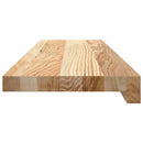 vindueskarme 2 stk ubehandlet 80x20x2 cm massivt egetræ