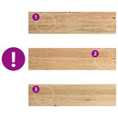 vindueskarme 2 stk ubehandlet 80x20x2 cm massivt egetræ