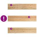 vindueskarme 2 stk ubehandlet 100x20x2 cm massivt egetræ