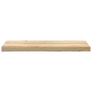vindueskarme 2 stk ubehandlet 80x25x2 cm massivt egetræ