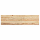 vindueskarme 2 stk ubehandlet 100x25x2 cm massivt egetræ