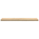 vindueskarme 2 stk ubehandlet 120x25x2 cm massivt egetræ