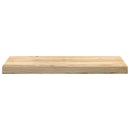 vindueskarme 2 stk ubehandlet 70x30x2 cm massivt egetræ