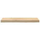 vindueskarme 2 stk ubehandlet 80x30x2 cm massivt egetræ