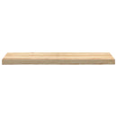 vindueskarme 2 stk ubehandlet 90x30x2 cm massivt egetræ