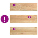 vindueskarme 2 stk ubehandlet 90x30x2 cm massivt egetræ