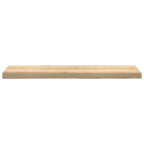 vindueskarme 2 stk ubehandlet 100x30x2 cm massivt egetræ