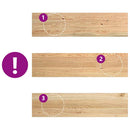 vindueskarme 2 stk ubehandlet 100x30x2 cm massivt egetræ