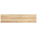vindueskarme 2 stk ubehandlet 110x30x2 cm massivt egetræ