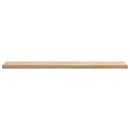 vindueskarme 2 stk ubehandlet 160x30x2 cm massivt egetræ