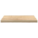 vindueskarme 2 stk ubehandlet 70x40x2 cm massivt egetræ
