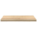 vindueskarme 2 stk ubehandlet 80x40x2 cm massivt egetræ