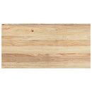 vindueskarme 2 stk ubehandlet 80x40x2 cm massivt egetræ