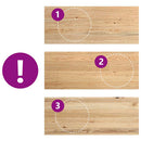 vindueskarme 2 stk ubehandlet 100x40x2 cm massivt egetræ