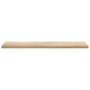 vindueskarme 2 stk ubehandlet 160x40x2 cm massivt egetræ