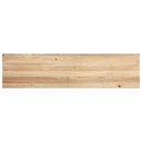 vindueskarme 2 stk ubehandlet 160x40x2 cm massivt egetræ