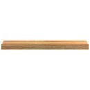 vindueskarme 2 stk lysebrun 70x15x2 cm massivt egetræ